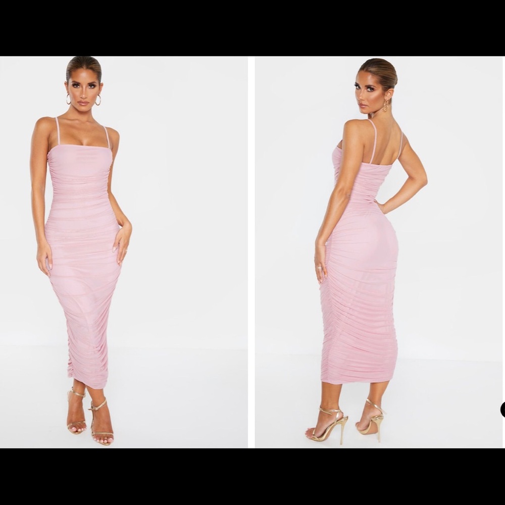 Ruched Midaxi Dress